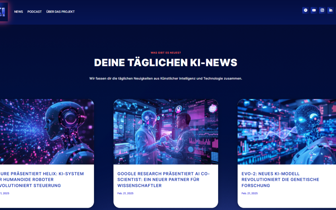 Automatisierte Berichterstattung der nächsten Generation (KI News Daily Projekt)