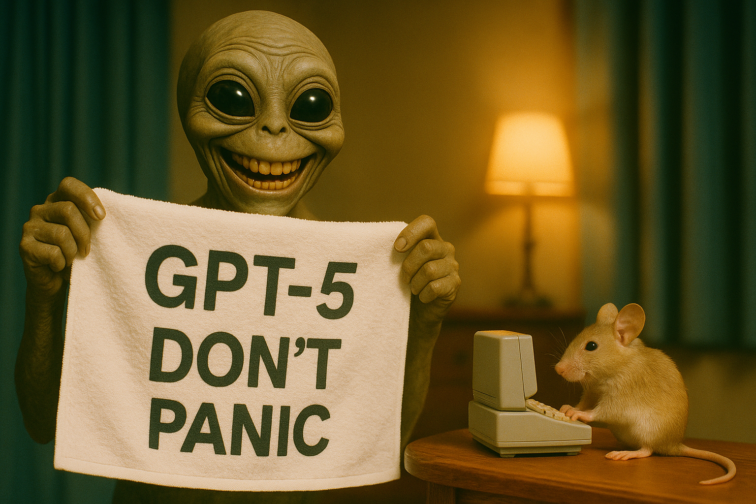 GPT-5 ist da... und es ist cool aber die wichtigste Message: Don't panic!