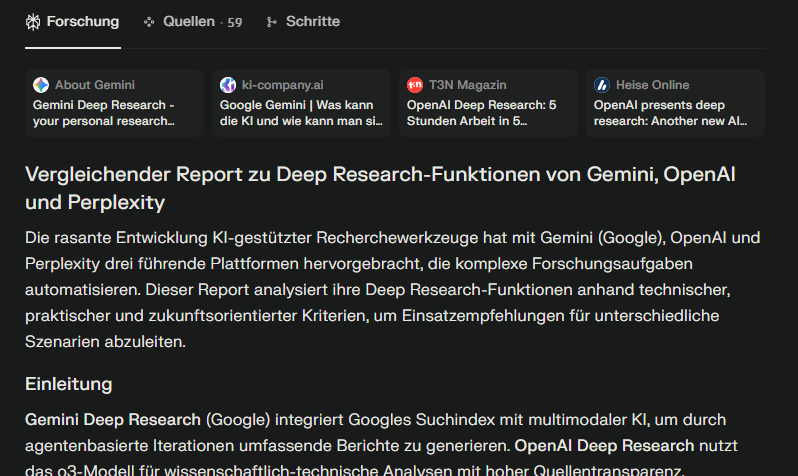 Perplexity_Deep_research_Screensho Perplexity Deep Research mit Quellenangaben oben