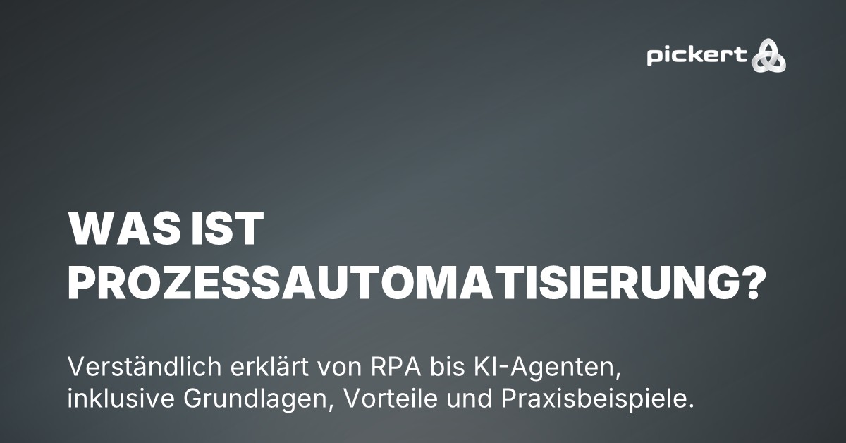 Was ist Prozessautomatisierung? Verständlich erklärt – von simplen RPA-Bots bis zu KI-Agenten, inklusive Grundlagen, Vorteile und Praxisbeispiele.