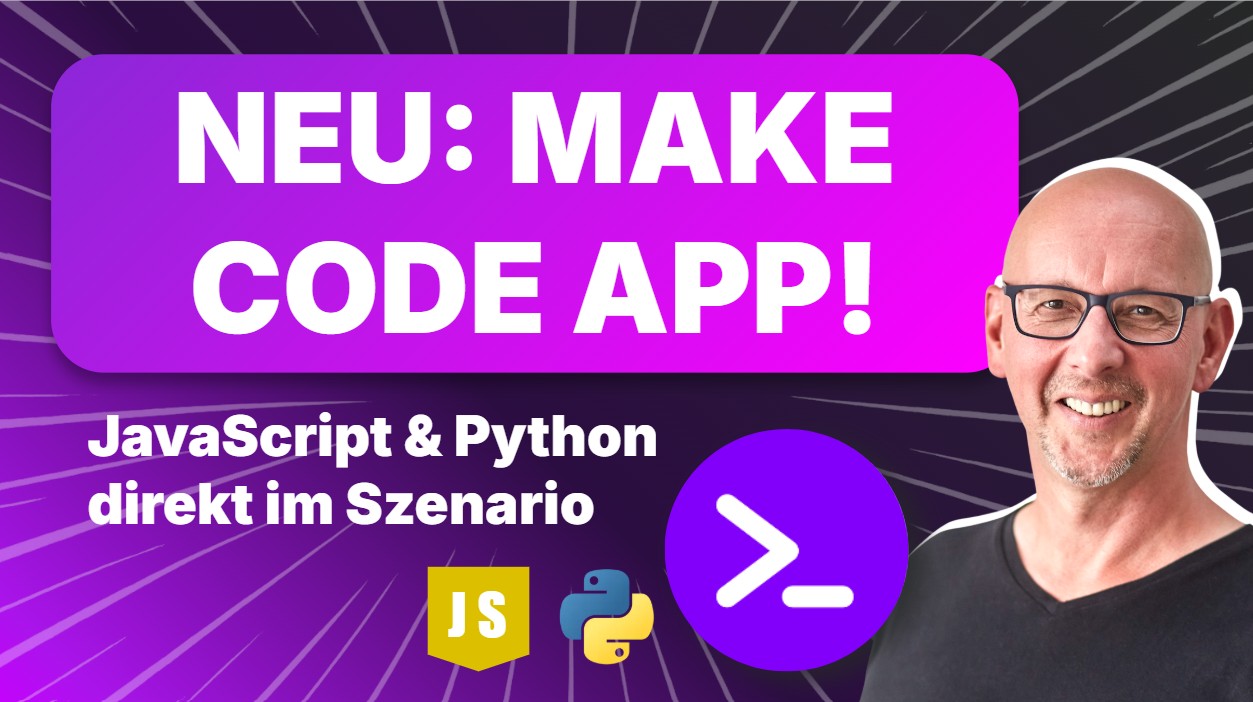 Code-App in make.com um JavaScript und Python direkt in Automatisierungen auszufühhren