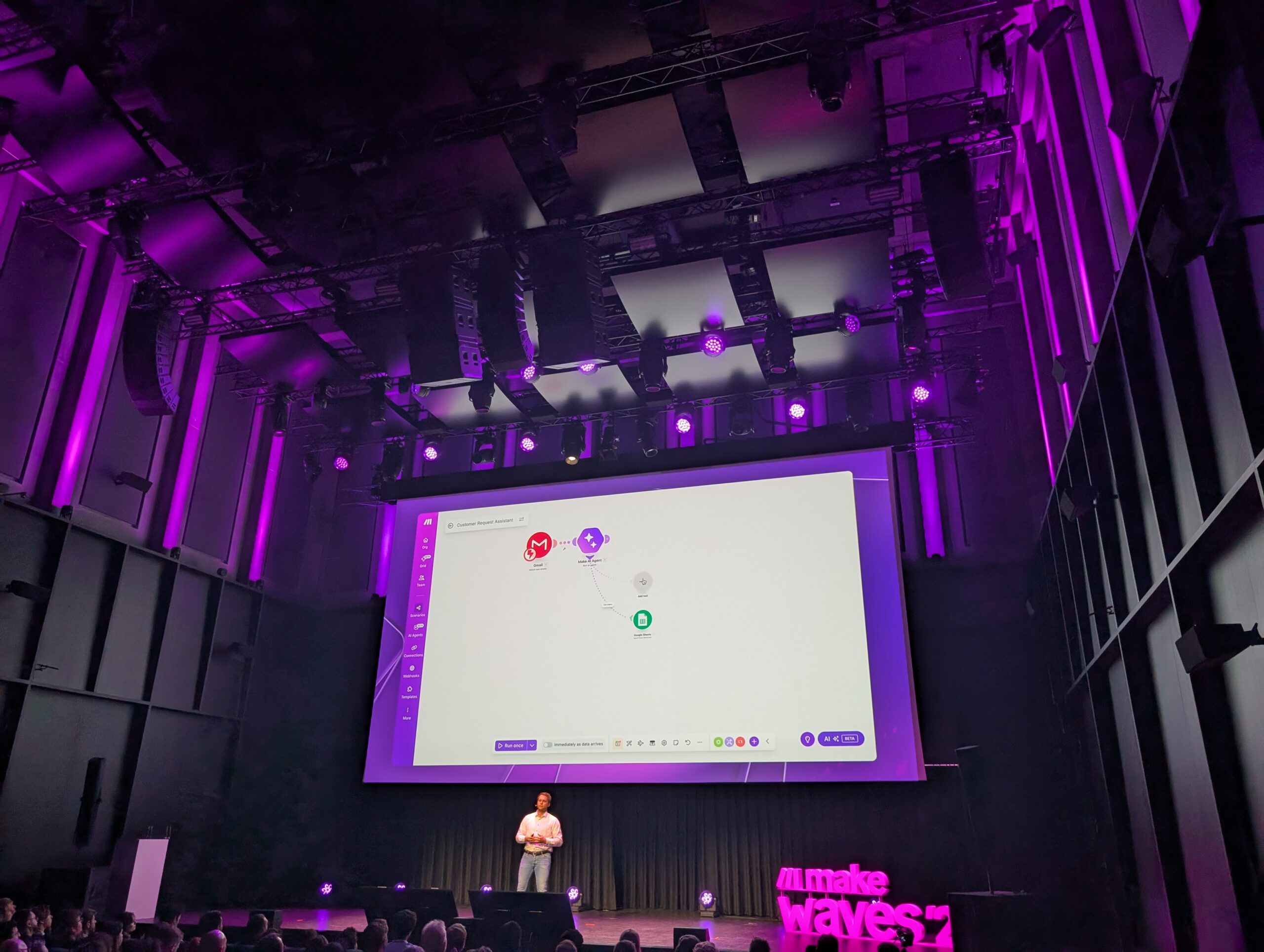 Produkt-Highlights make waves 2025 - Verbesserter Agent Builder direkt im Szenario-Builder Produkt-Highlights make waves 2025 - Verbesserter Agent Builder direkt im Szenario-Builder