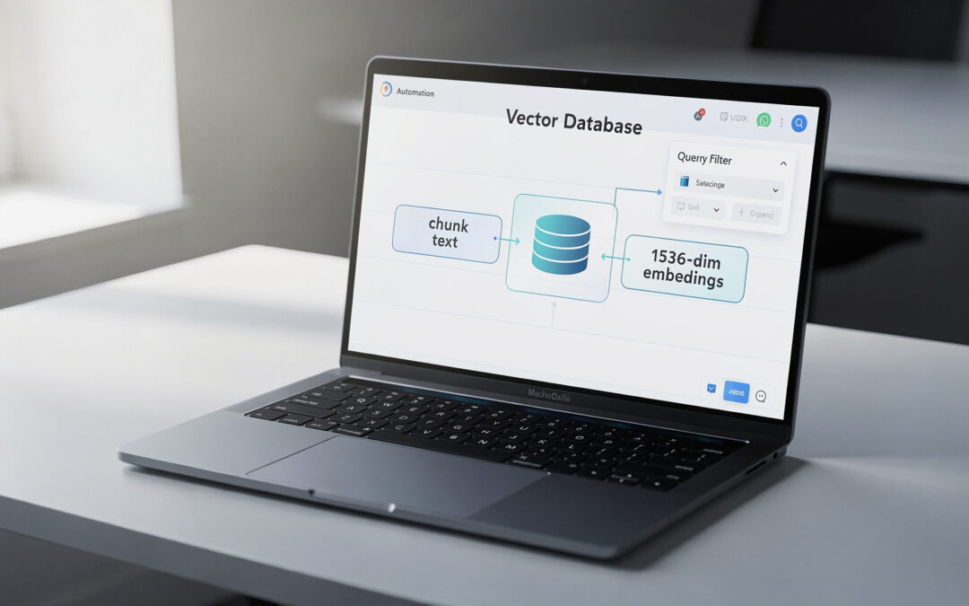 Make mit Qdrant verbinden: Vektordatenbank befüllen und abfragen