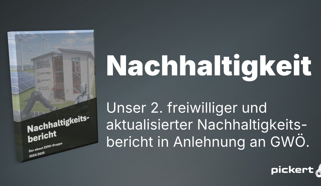 Unser 2. freiwilliger Nachhaltigkeitsbericht 2024/25 der about ZERO Gruppe